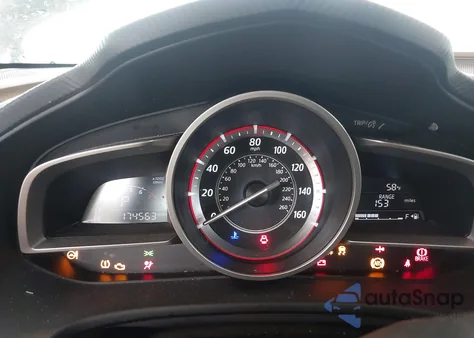 2014 Mazda Mazda3 I Sport z USA, uszkodzony, nr VIN JM1BM1K78E1215334